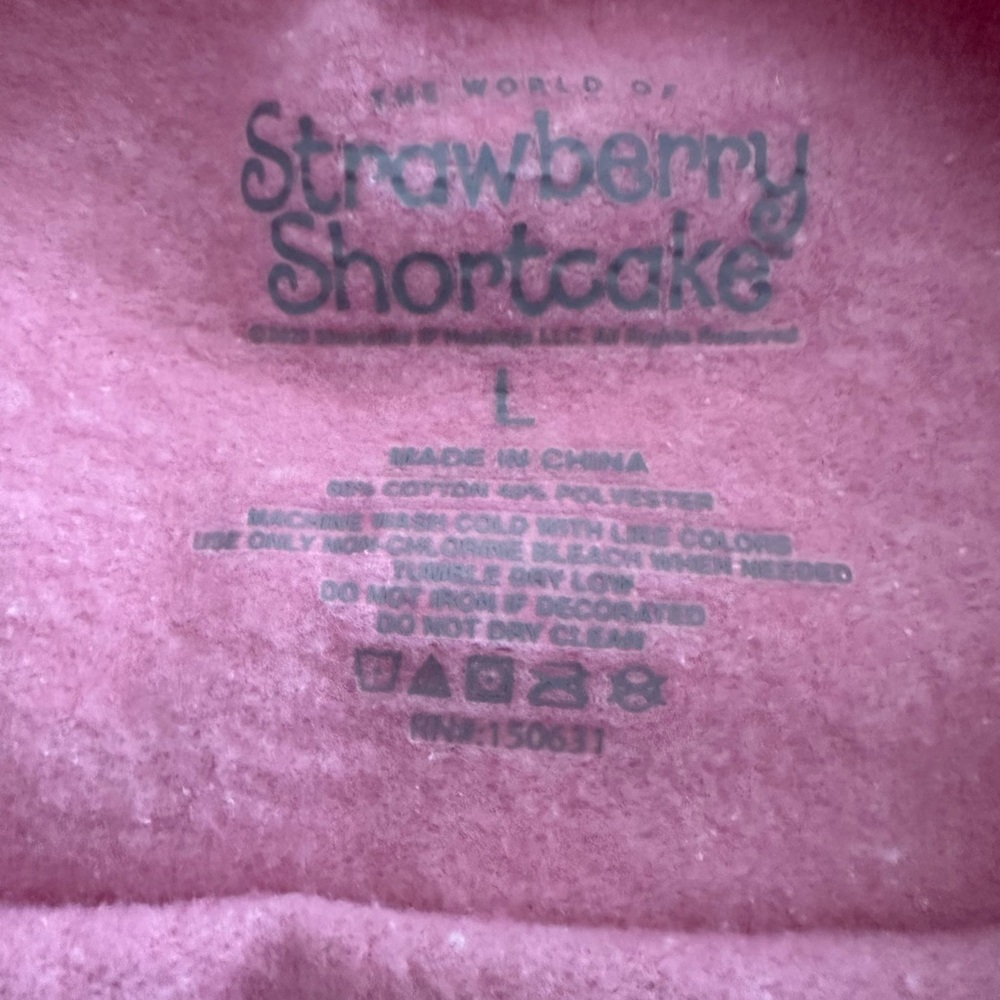 Pink Strawberry Shortcake Graphic Sweatshirt - Picture 7 of 10